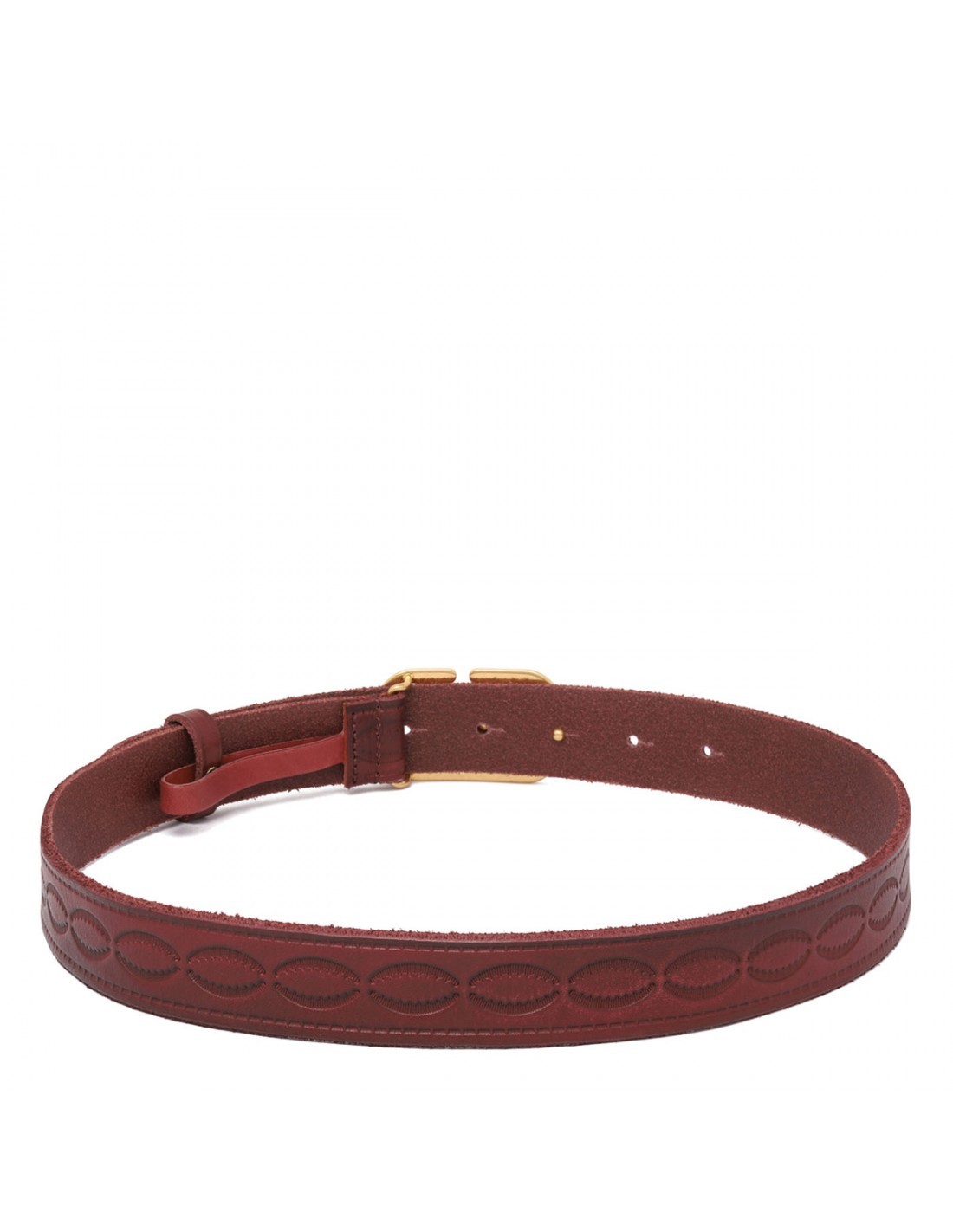 Valentino Vlogo Belt In Brown