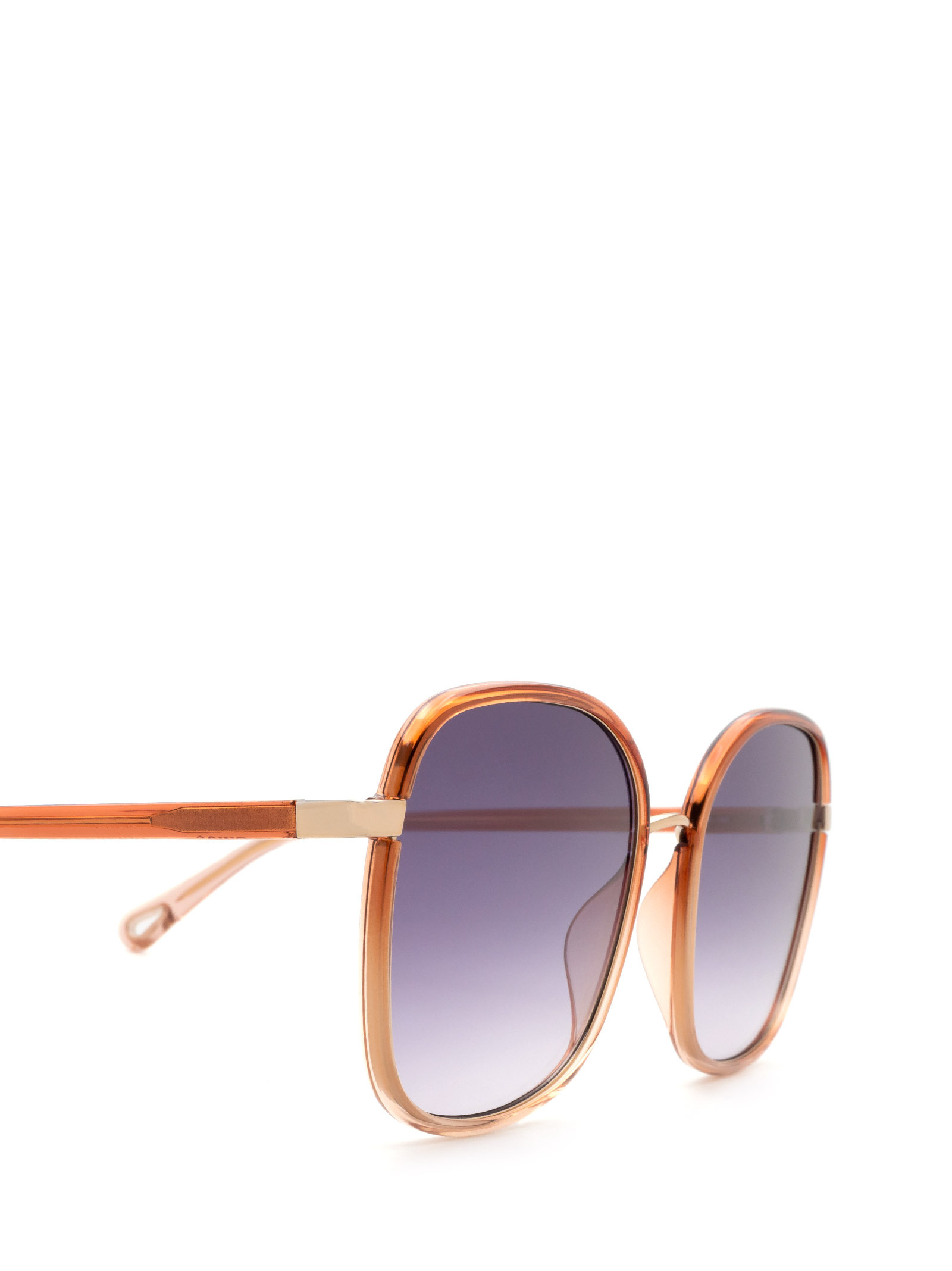 Chloé Square-frame Tinted Lenses In Purple