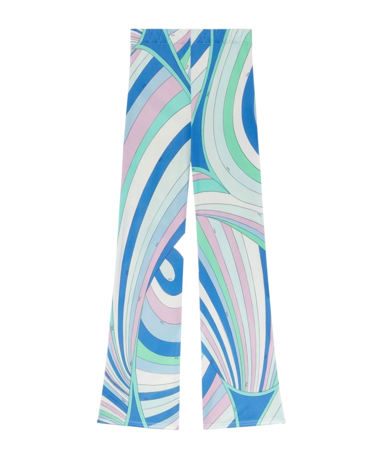 EMILIO PUCCI IRIDE-PRINT FLARED TROUSERS