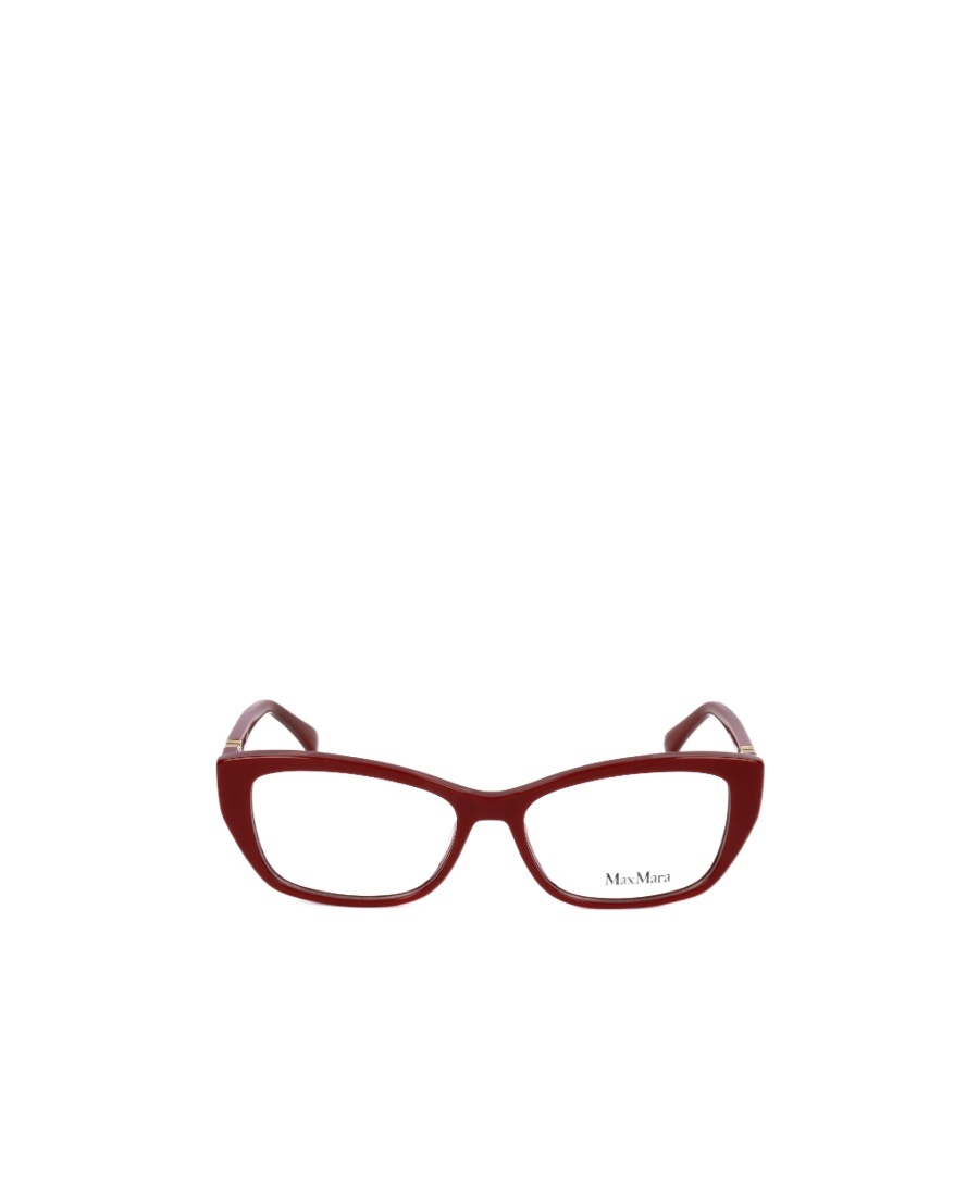Max Mara Logo Flat Mirror In Red