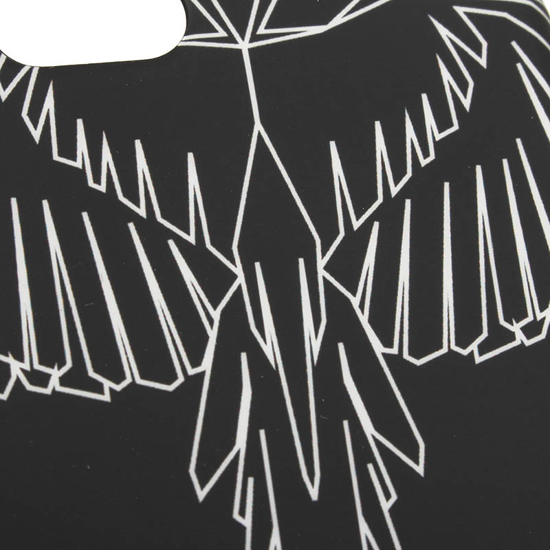 Marcelo Burlon County Of Milan Wing Printing Mobile Phone Protective Case In Black