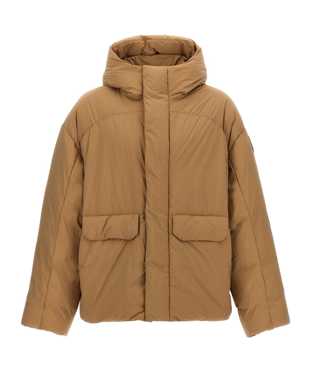 Canada Goose Wilu Parka Casual Jackets, Parka Beige In Brown