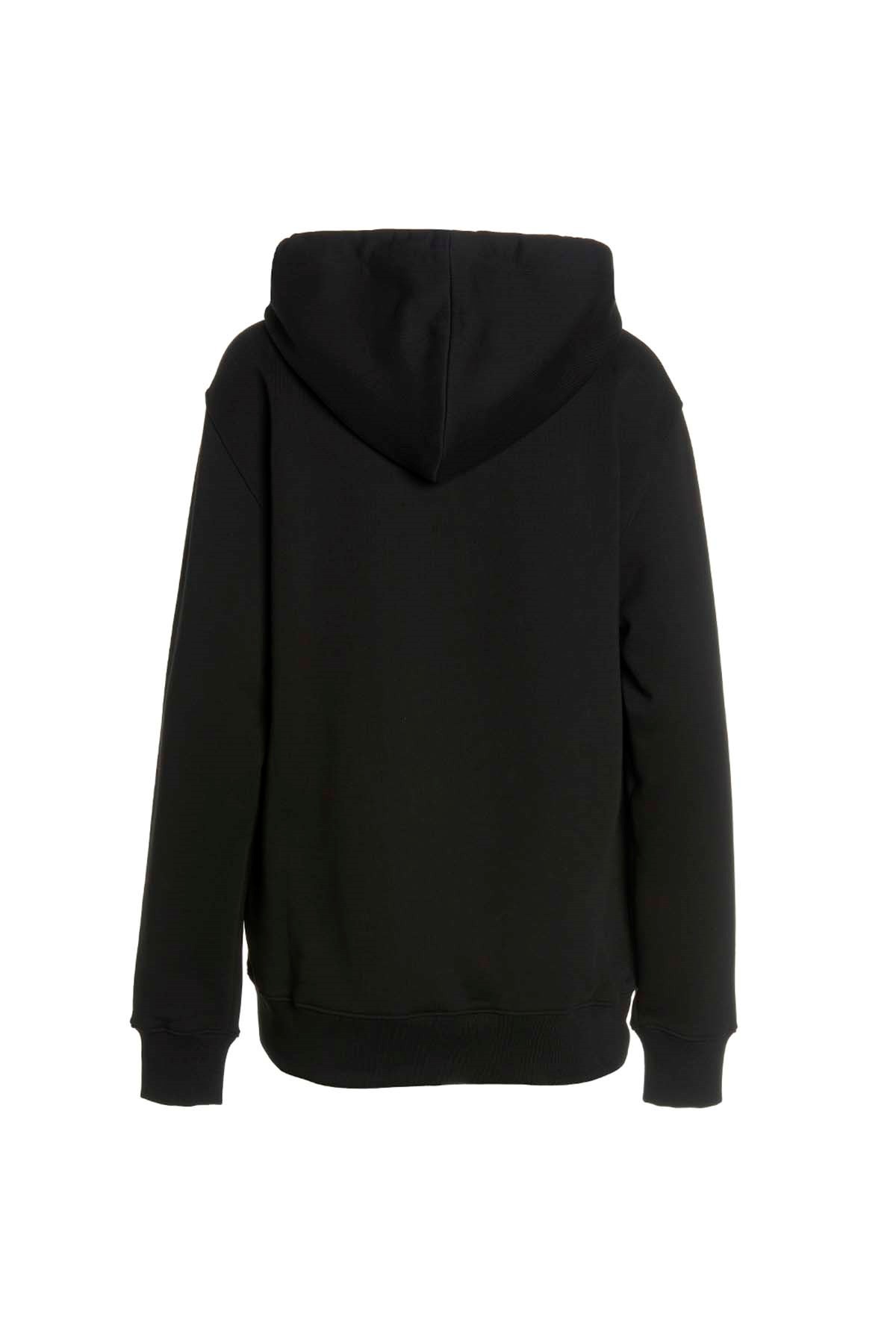 Shop Moschino Bugs Bunny Print Hoodie In Black