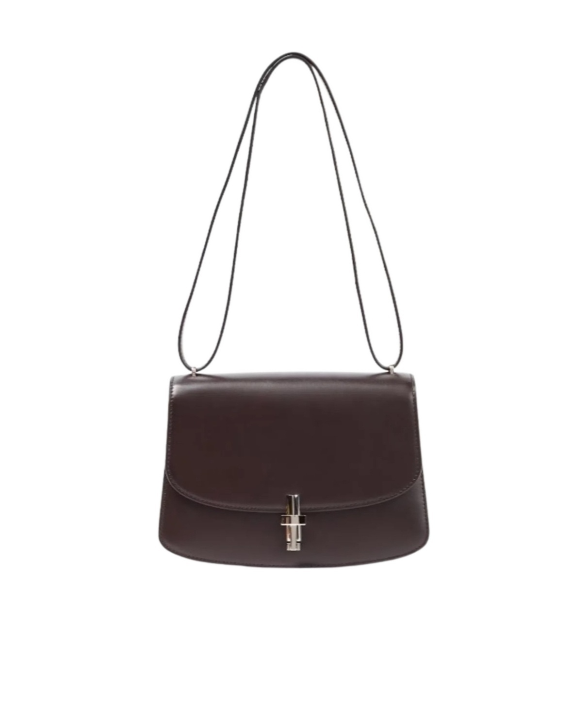 The Row Sofia 10 Flap Shoulder Bag In Black