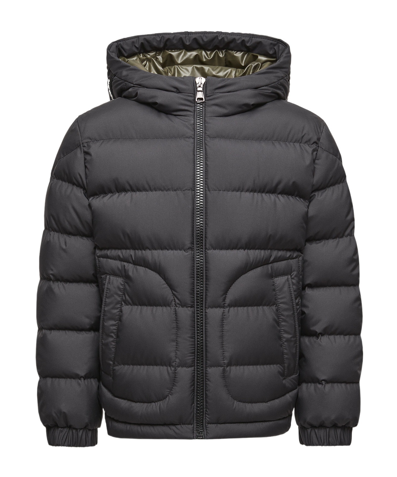 Moncler Grecois Hooded Quilted Jacket In Black