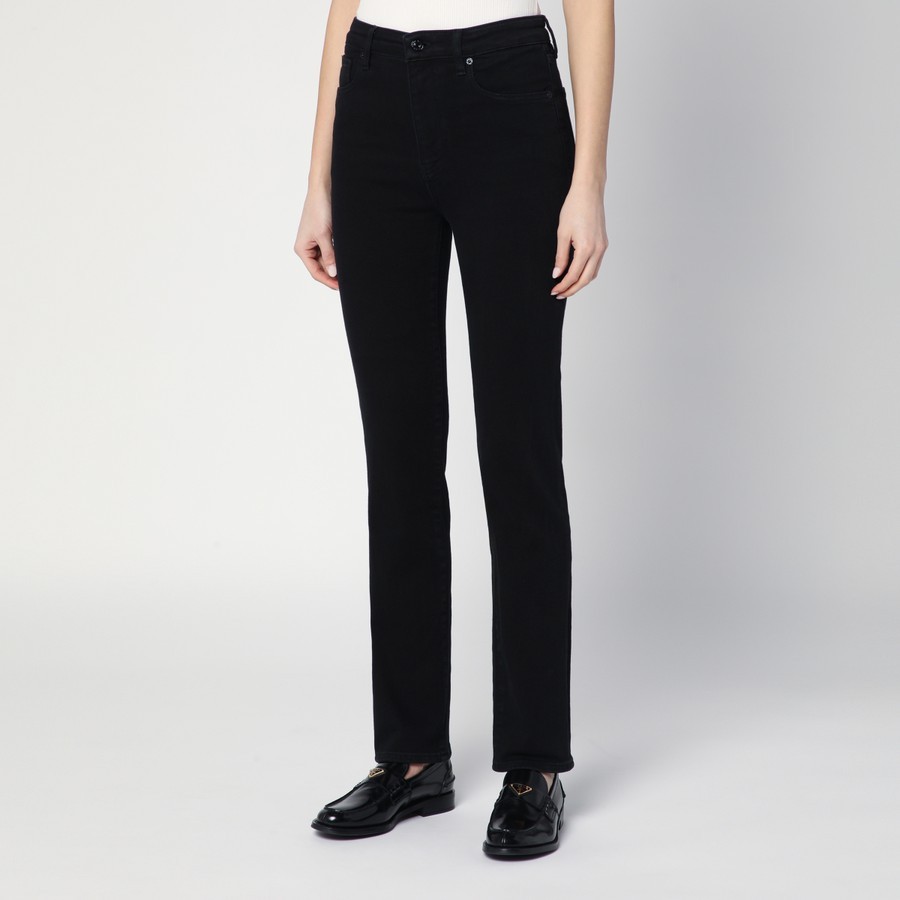 Frame Straight Jeans In Black
