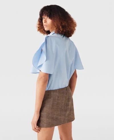 Stella Mccartney Buckled Mid-waist Skirt In Brown
