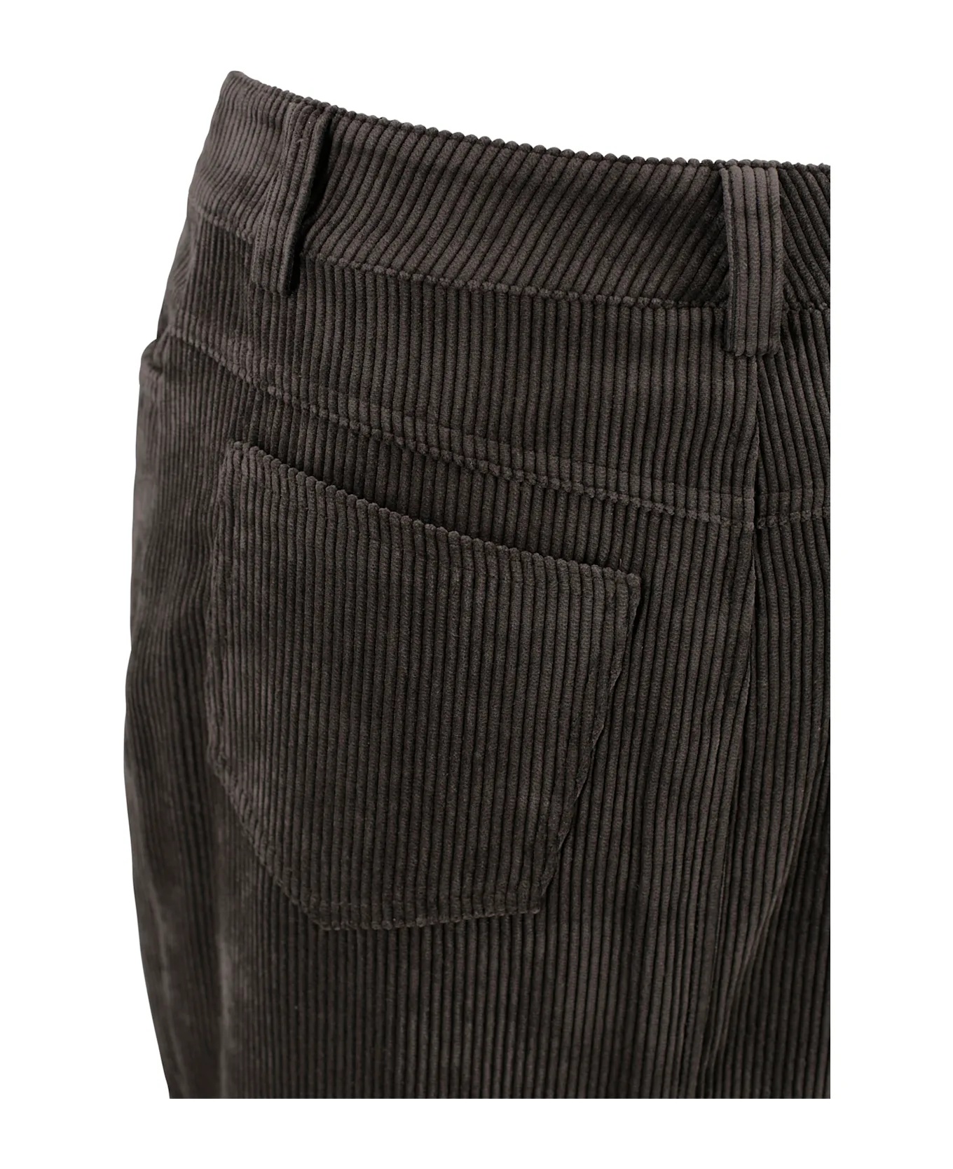 D Exterior Belt Loop Skirt In Black