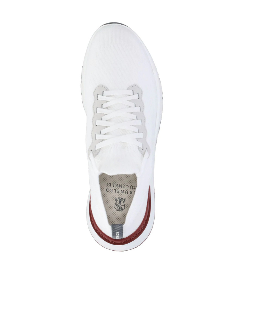 Brunello Cucinelli Leather Low-top Sneakers In White