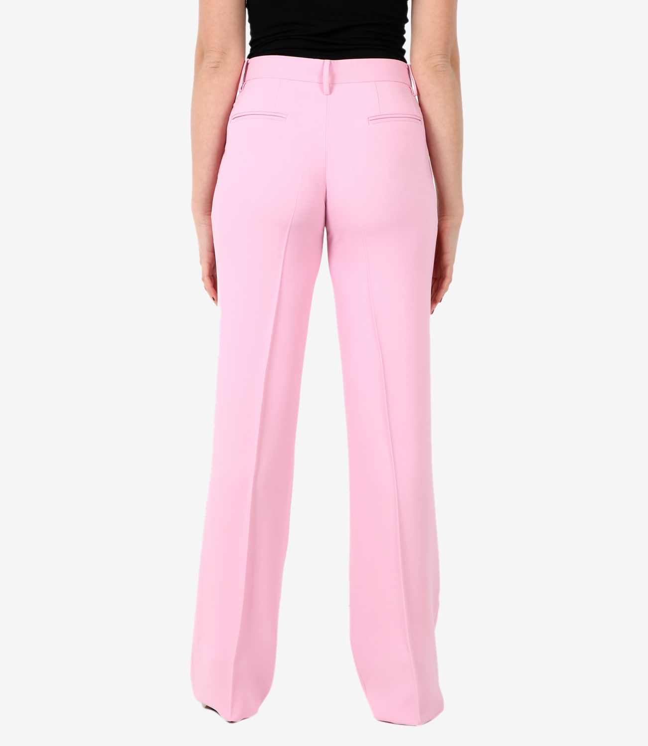 N°21 Woman Pants Pink Size 4 Acetate, Viscose, Cotton In Pink