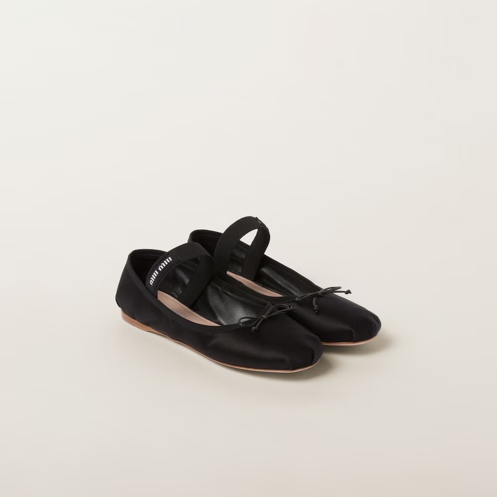 Miu Miu Round Toe Ballet Shoes