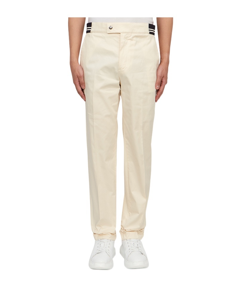 Moncler Logo Casual Pants In Nude