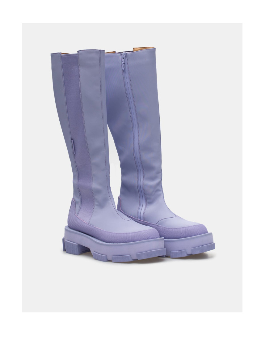 Both High Boots In Purple
