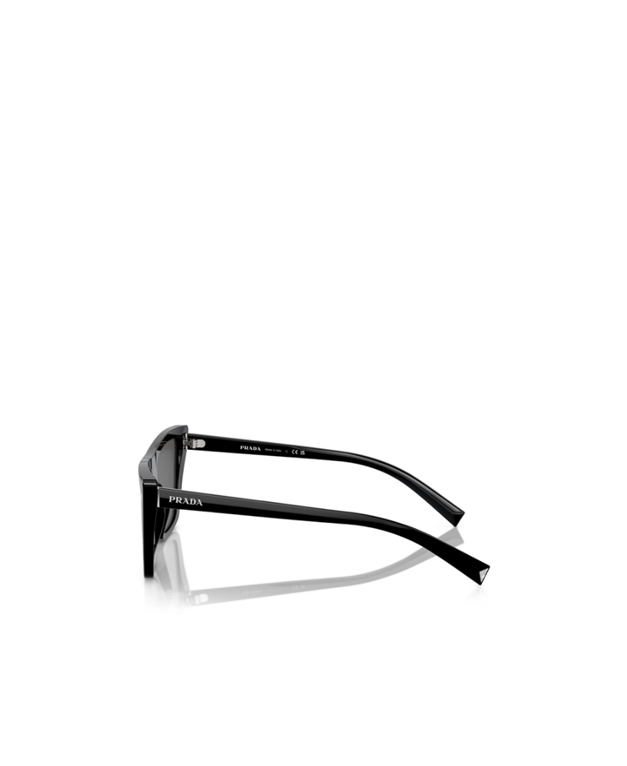 Shop Prada Rectangle-shape Sunglasses In Black