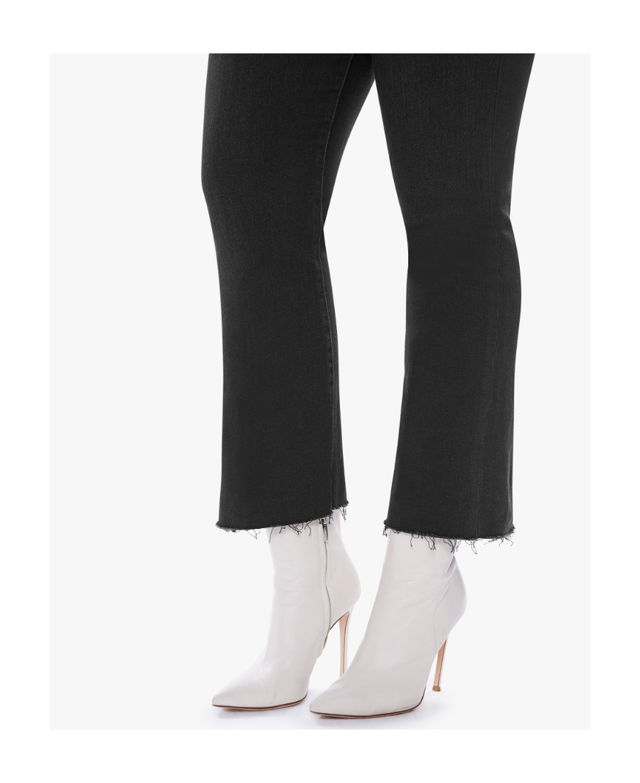 Mother The Hustler Flared Jeans In Black