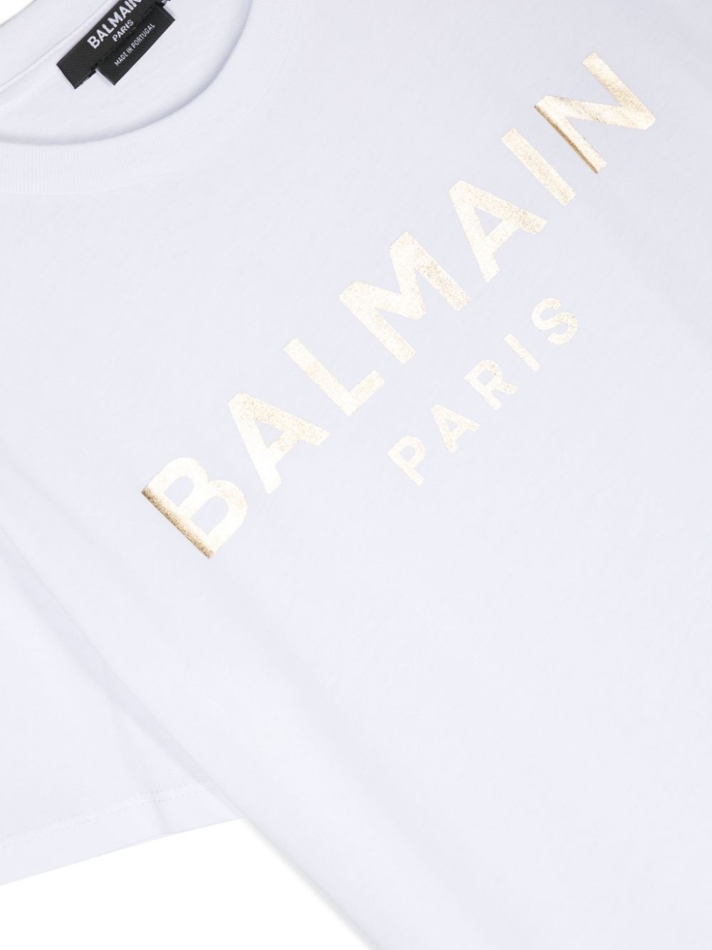 Balmain Logo-print Cotton T-shirt In White