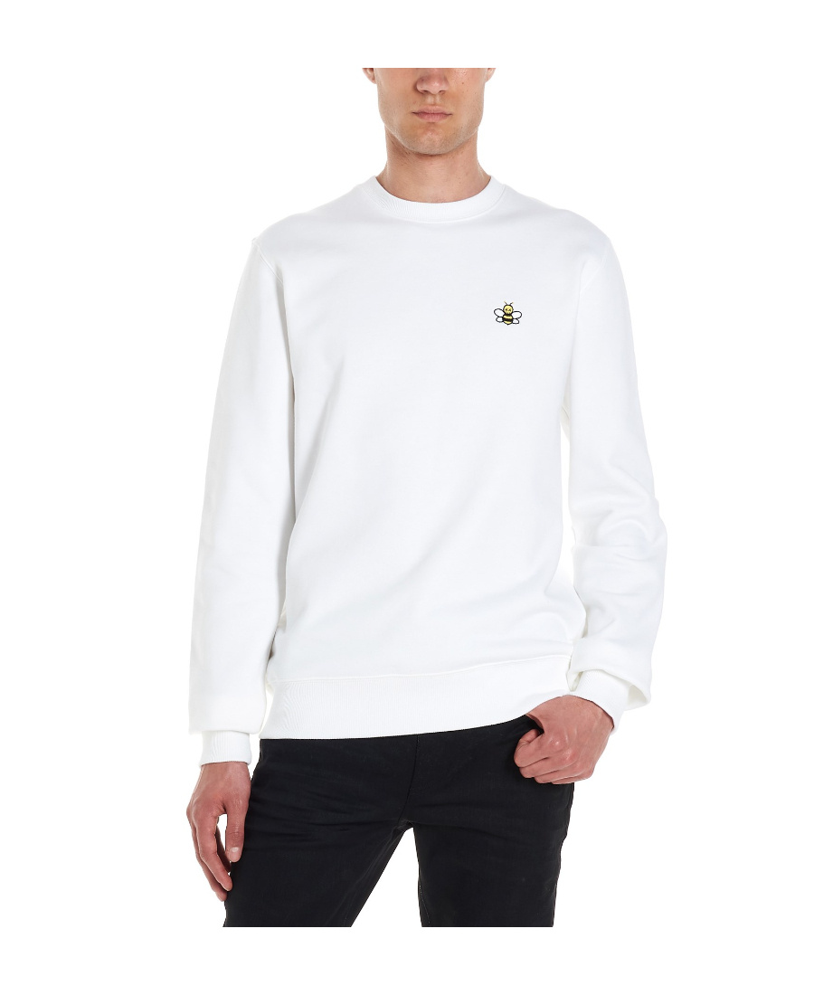 Dior X Kaws White Bee Long-sleeved Sweater In White