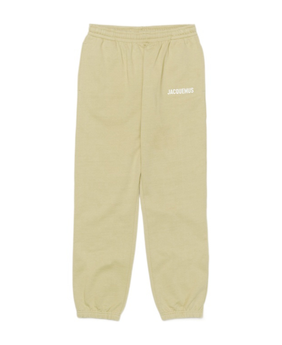 Jacquemus Mens Light Beige Le Jogging Tapered-leg Organic Cotton-jersey Jogging Bottoms In Nude
