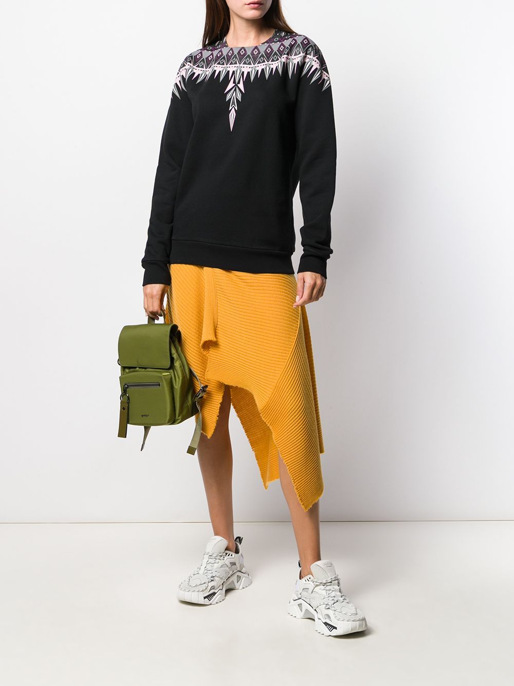 Marcelo Burlon County Of Milan Norwegian Wings Hoodie In Black