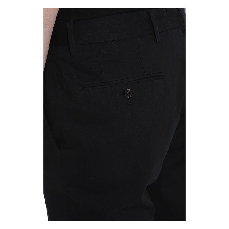 Zegna Logo Details Casual Pants In Black