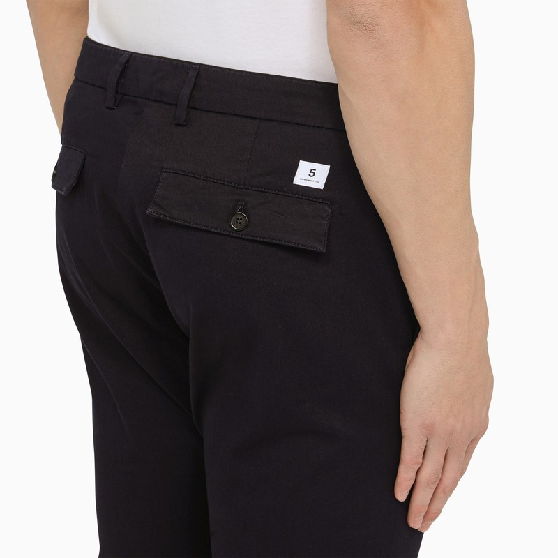 Department Five Department 5 Prince Popeline Stretch Chino Pants In Black