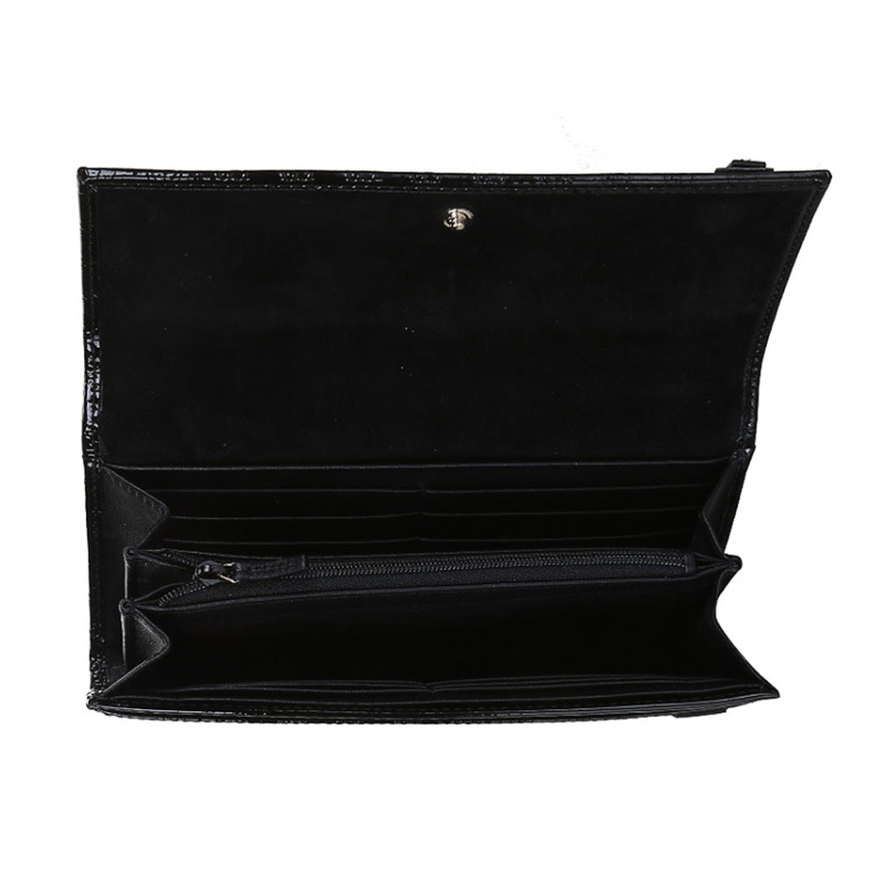Gucci Double G Pattern Wallet In Black