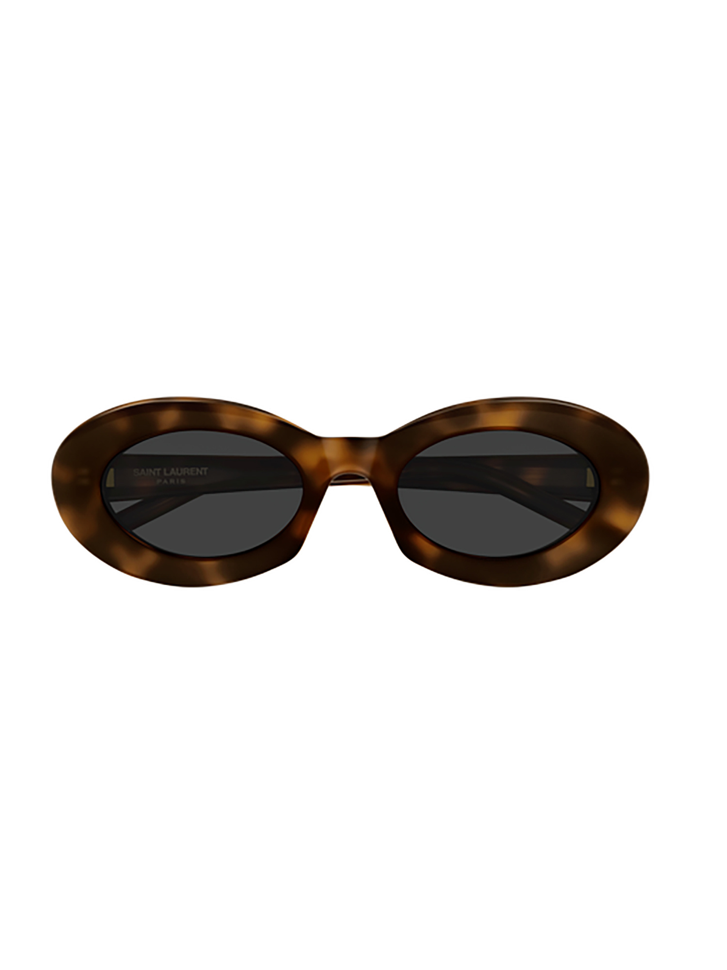 Saint Laurent Round-frame Sunglasses In Brown