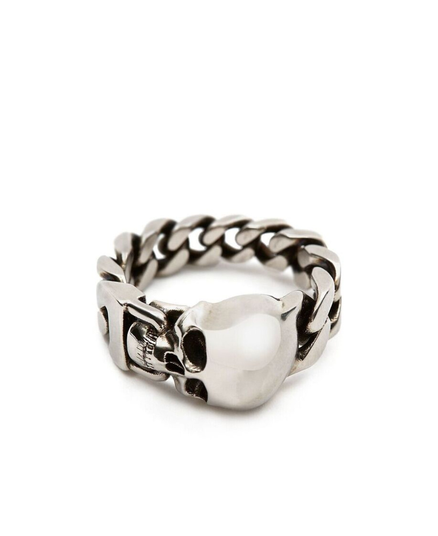 ALEXANDER MCQUEEN ALEXANDER MCQUEEN SKULL CHAIN RING