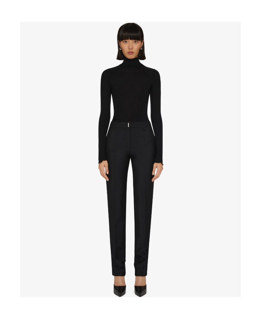 Givenchy Logo Casual Pants In Black