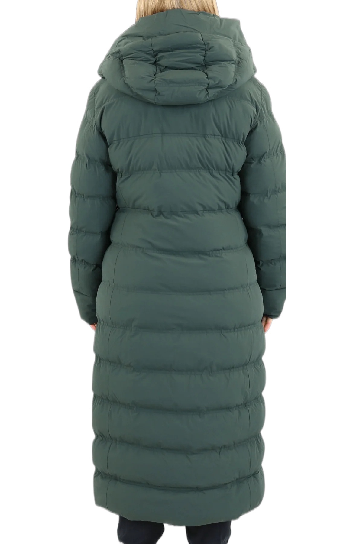 Peuterey Long-sleeved Hooded Cotton Jacket In Green
