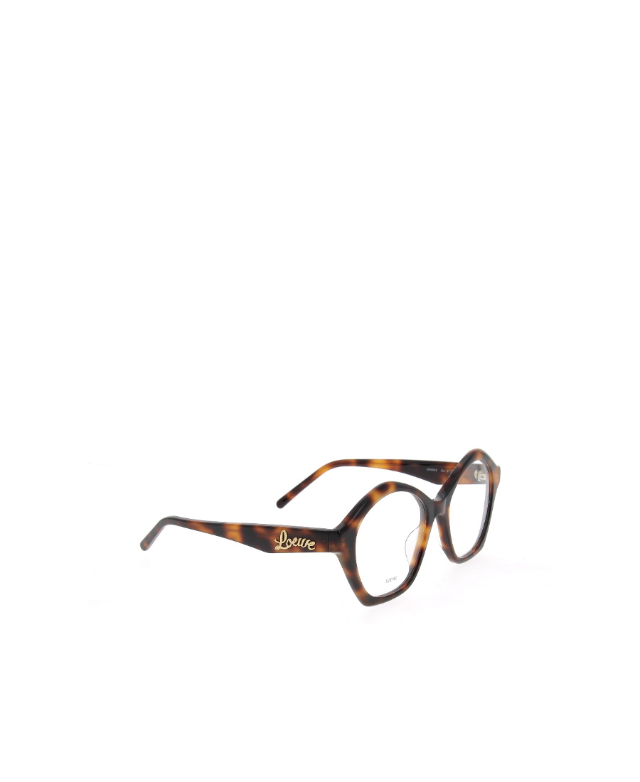 Loewe Tortoiseshell-effect Square-frame Acetate Glasses In Multicolor