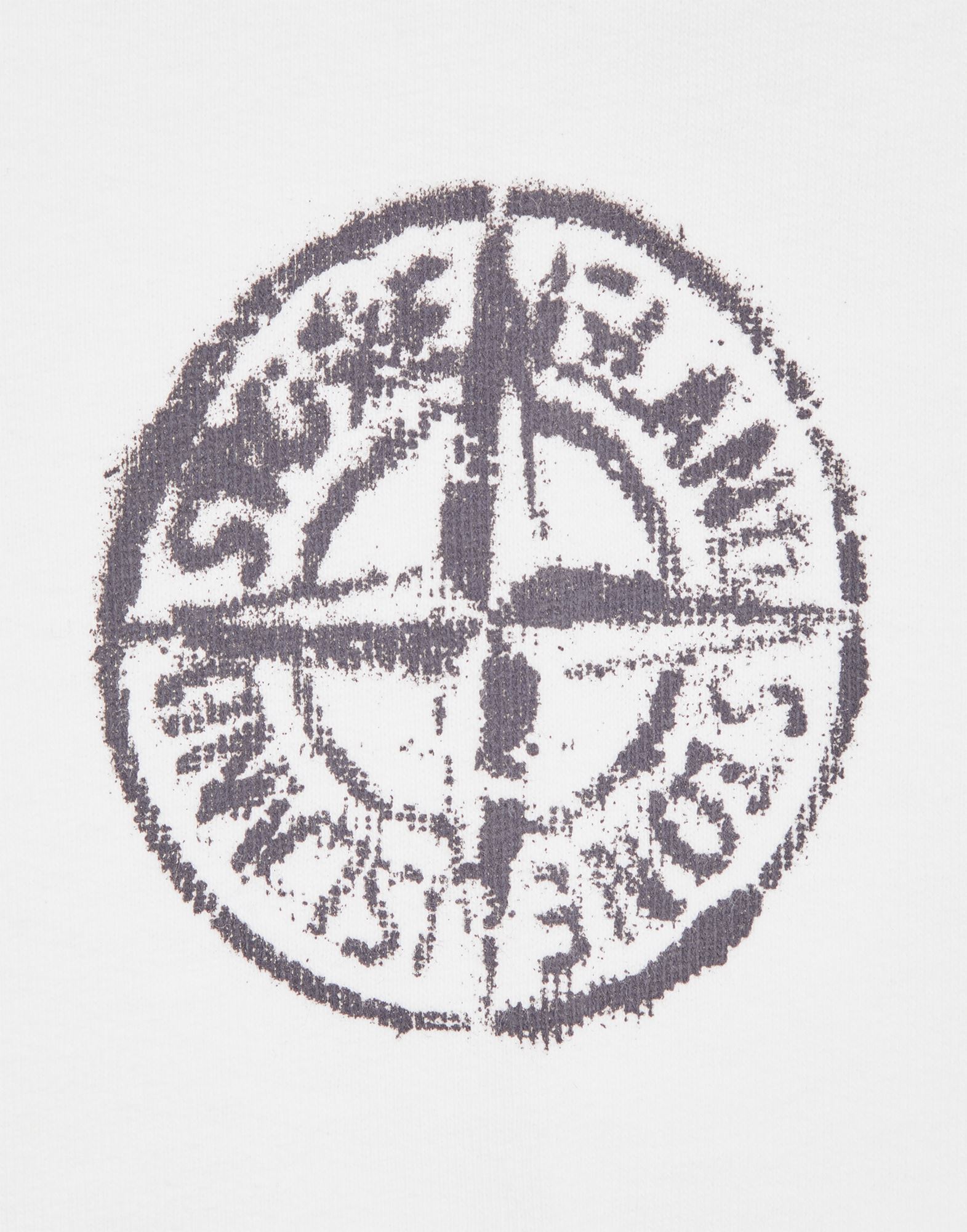 Stone Island Sweatshirt Blanc Coton In White