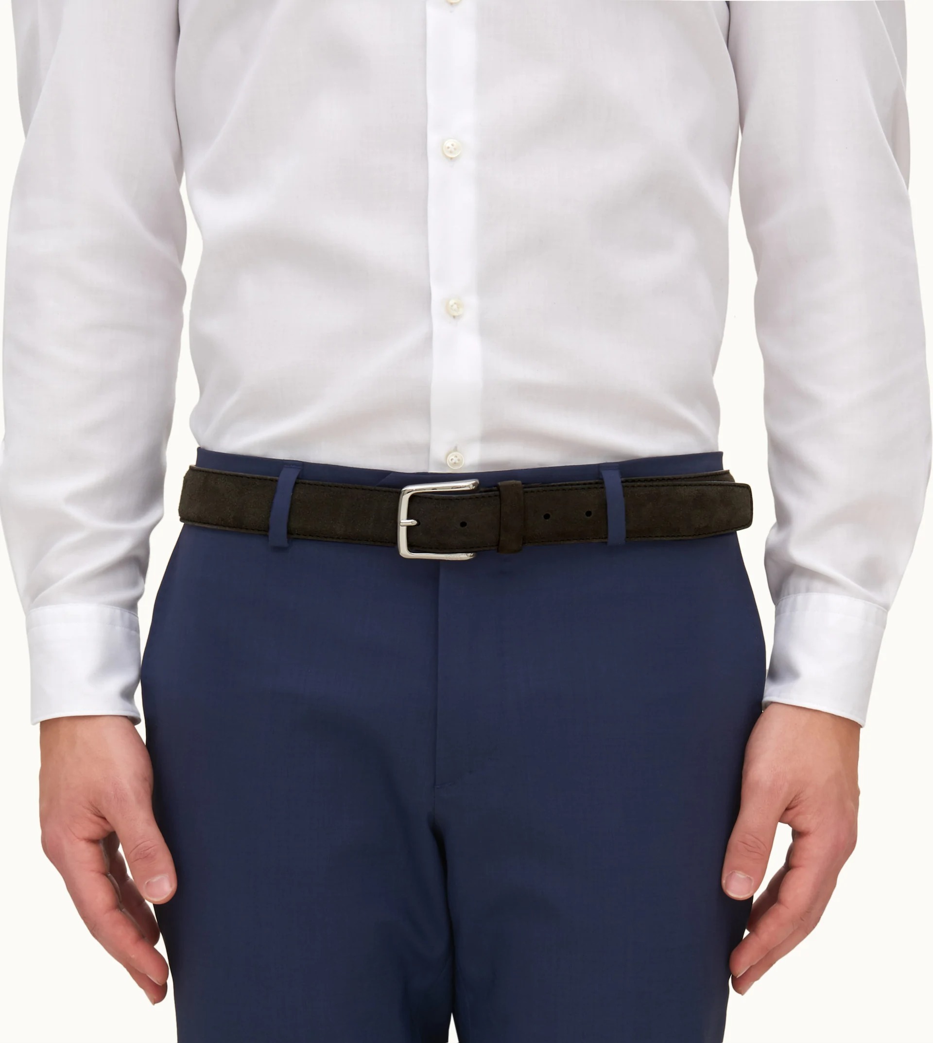 Tod's Square Buckled Belt In Black