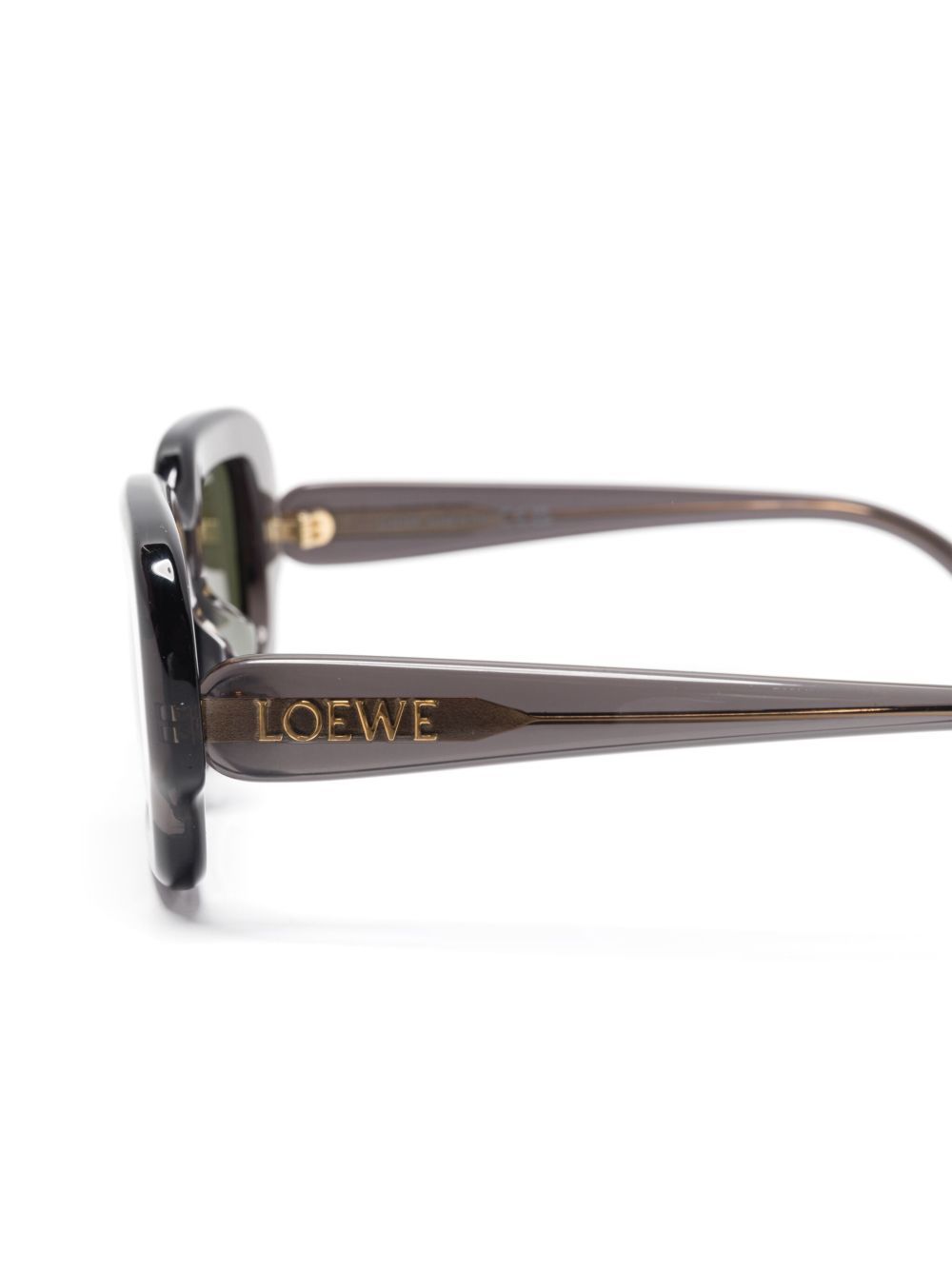 Loewe Rectangular Sunglasses In Gray