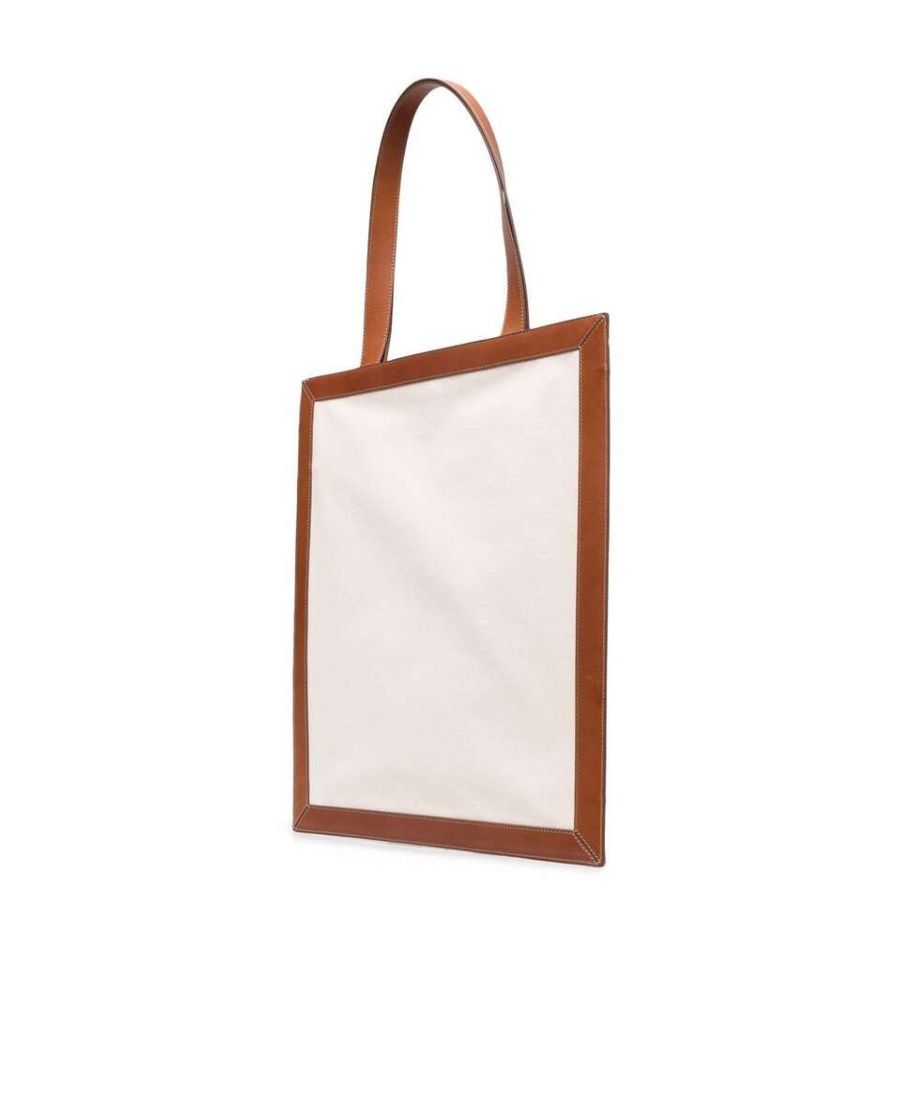 Jil Sander Logo-print Tote Bag In White