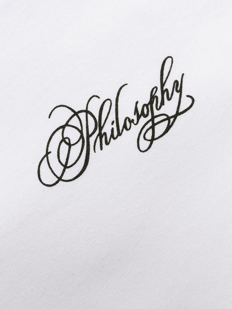 Philosophy Di Lorenzo Serafini Logo Details T-shirt In White