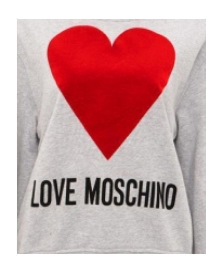 Moschino Love Pattern Sweater In White