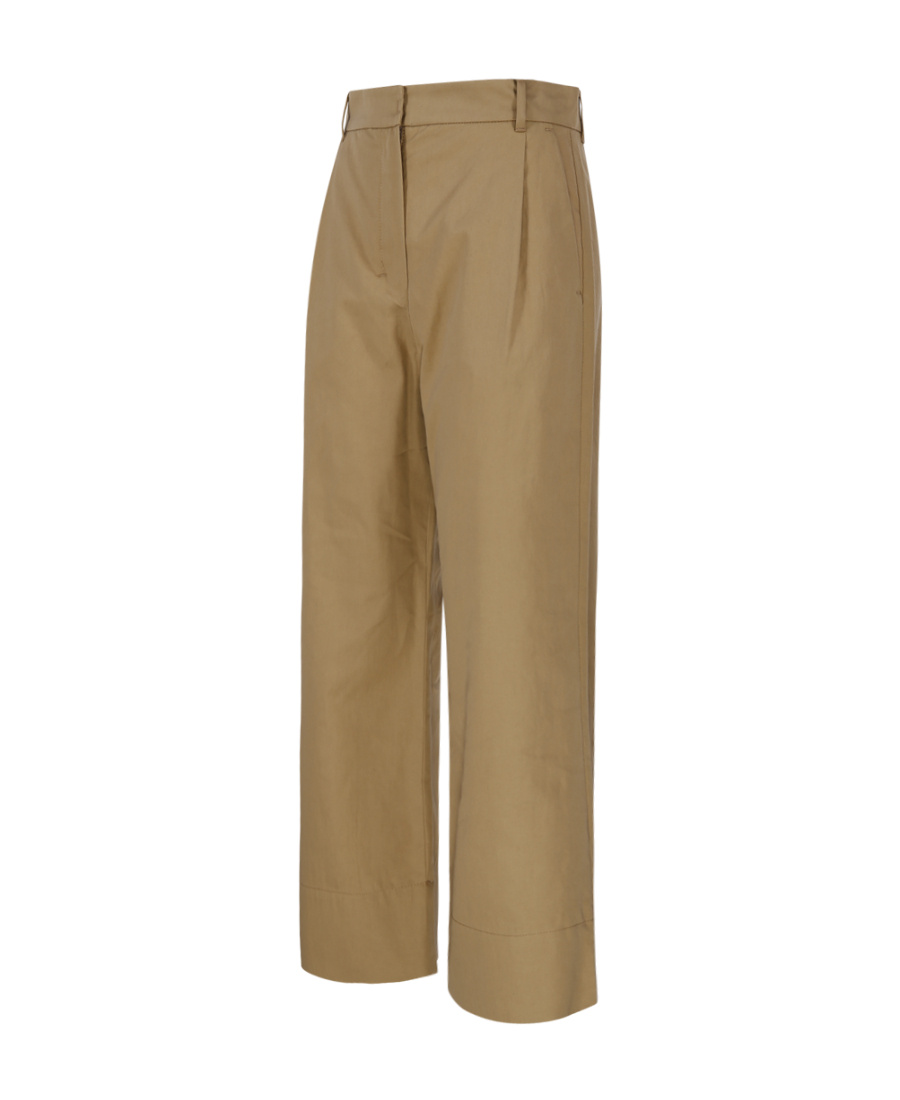 Max Mara Wide-leg Casual Pants In Brown