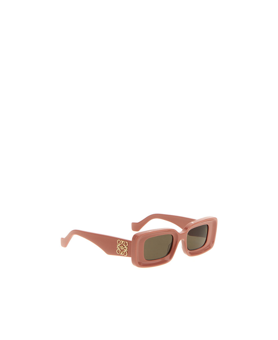 Loewe Geometric Frame Sunglasses In Brown