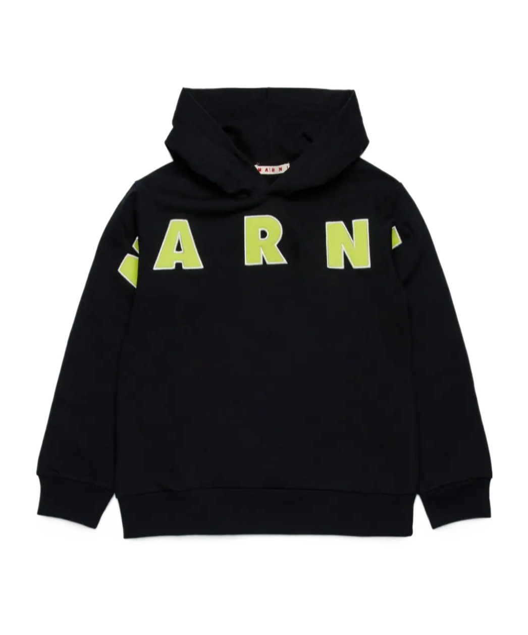 Marni Black Sweat-shirt For Kids With Logo In Black