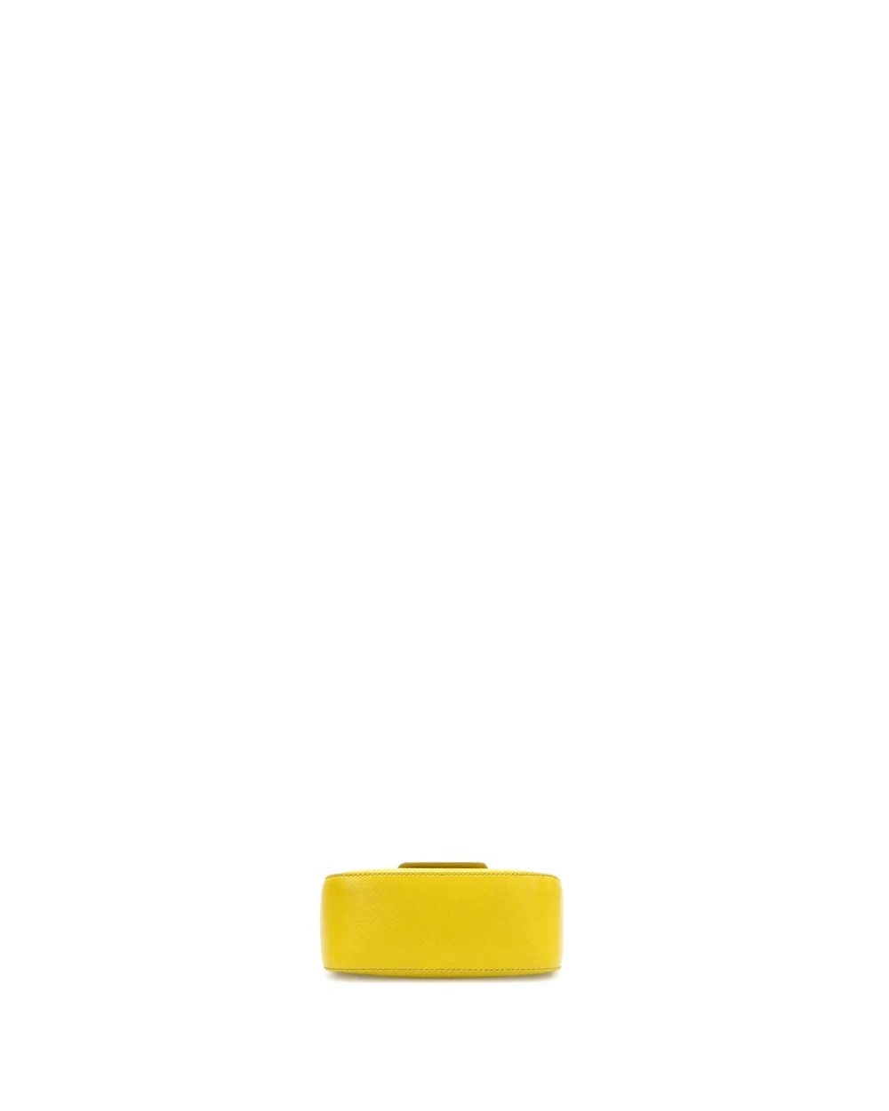 Shop Ferragamo Saffiano Chain Shoulder Bag In Yellow