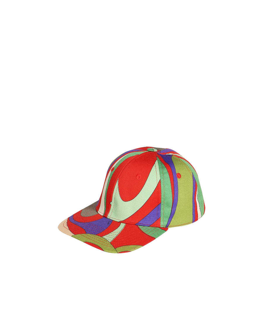 Emilio Pucci Patterned Hat In Multicolor