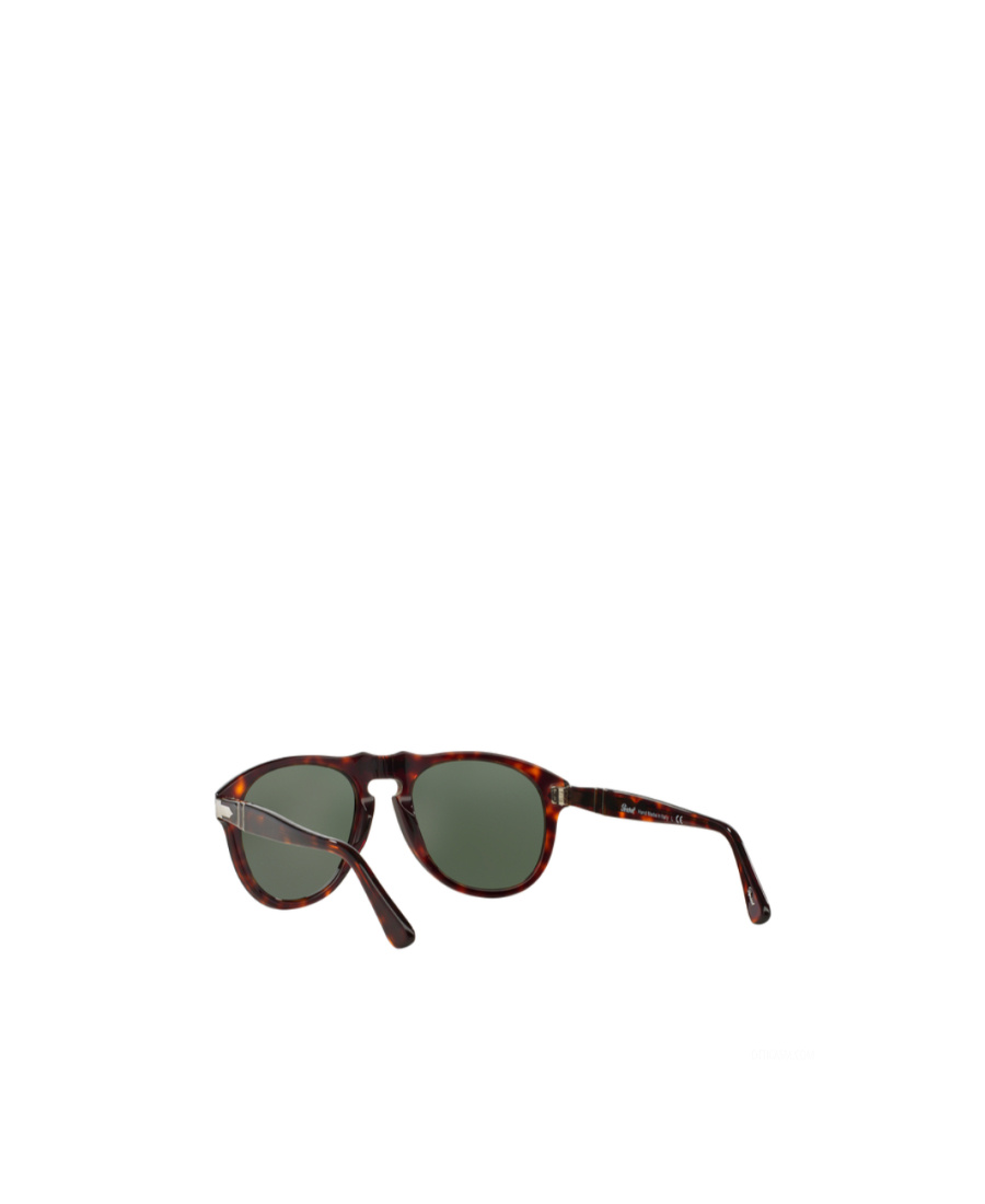 Persol Oval Frame Sunglasses In Green