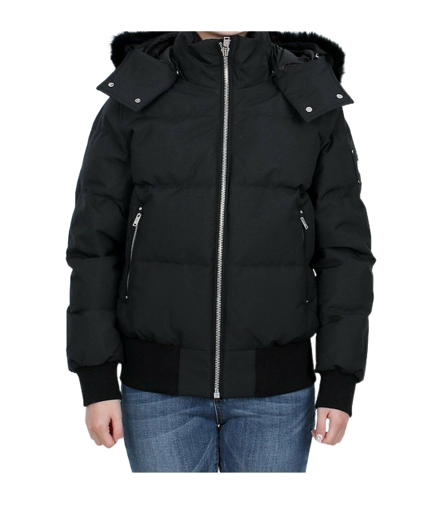 Moose Knuckles Women's Jacket With Logo In Black