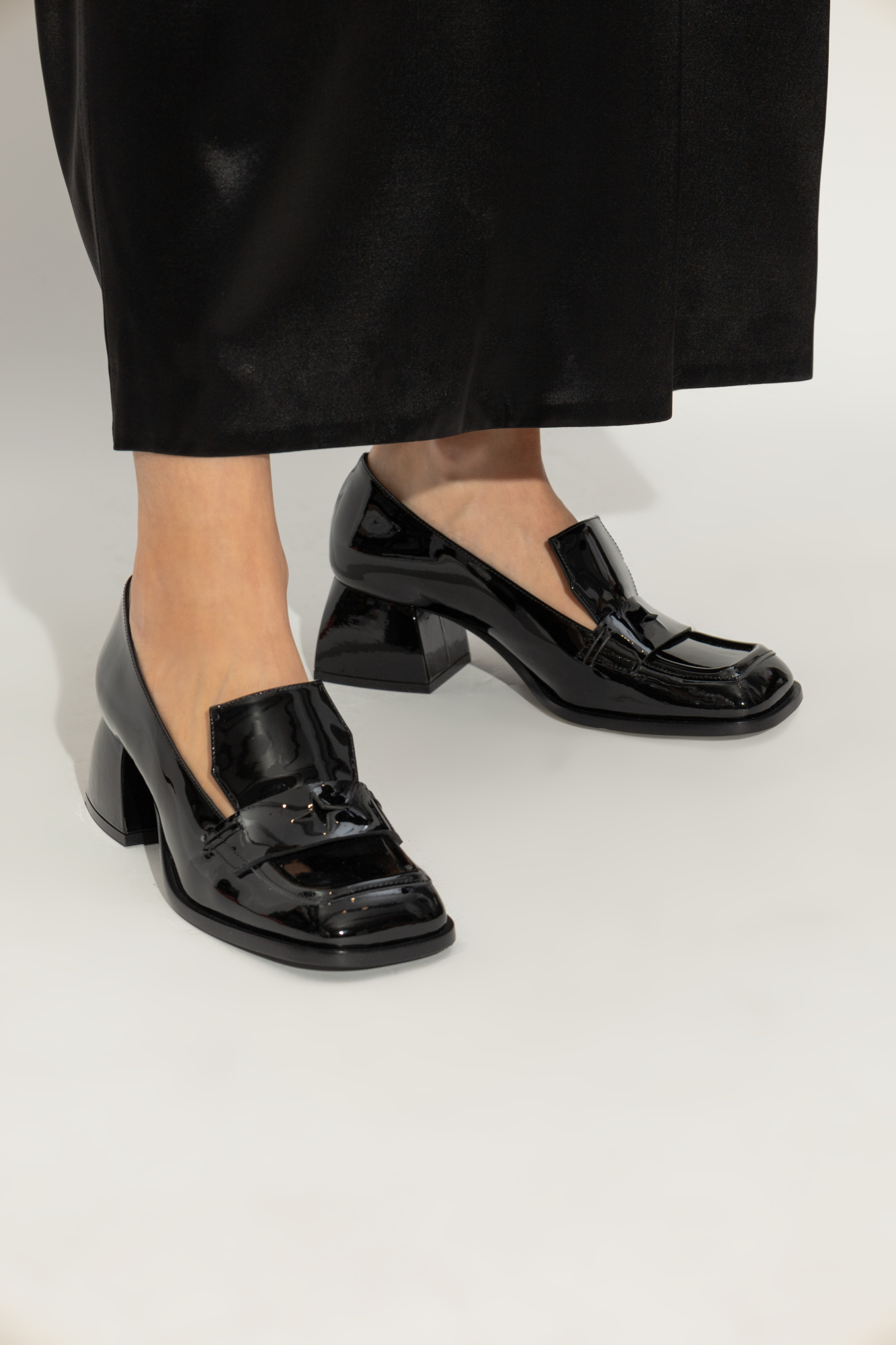 Nodaleto Bulla Cara 45 Patent Leather Pumps In Black