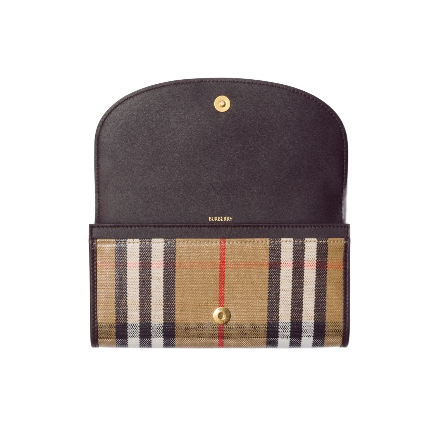Burberry Canvas Shoulder Bag In Multi
