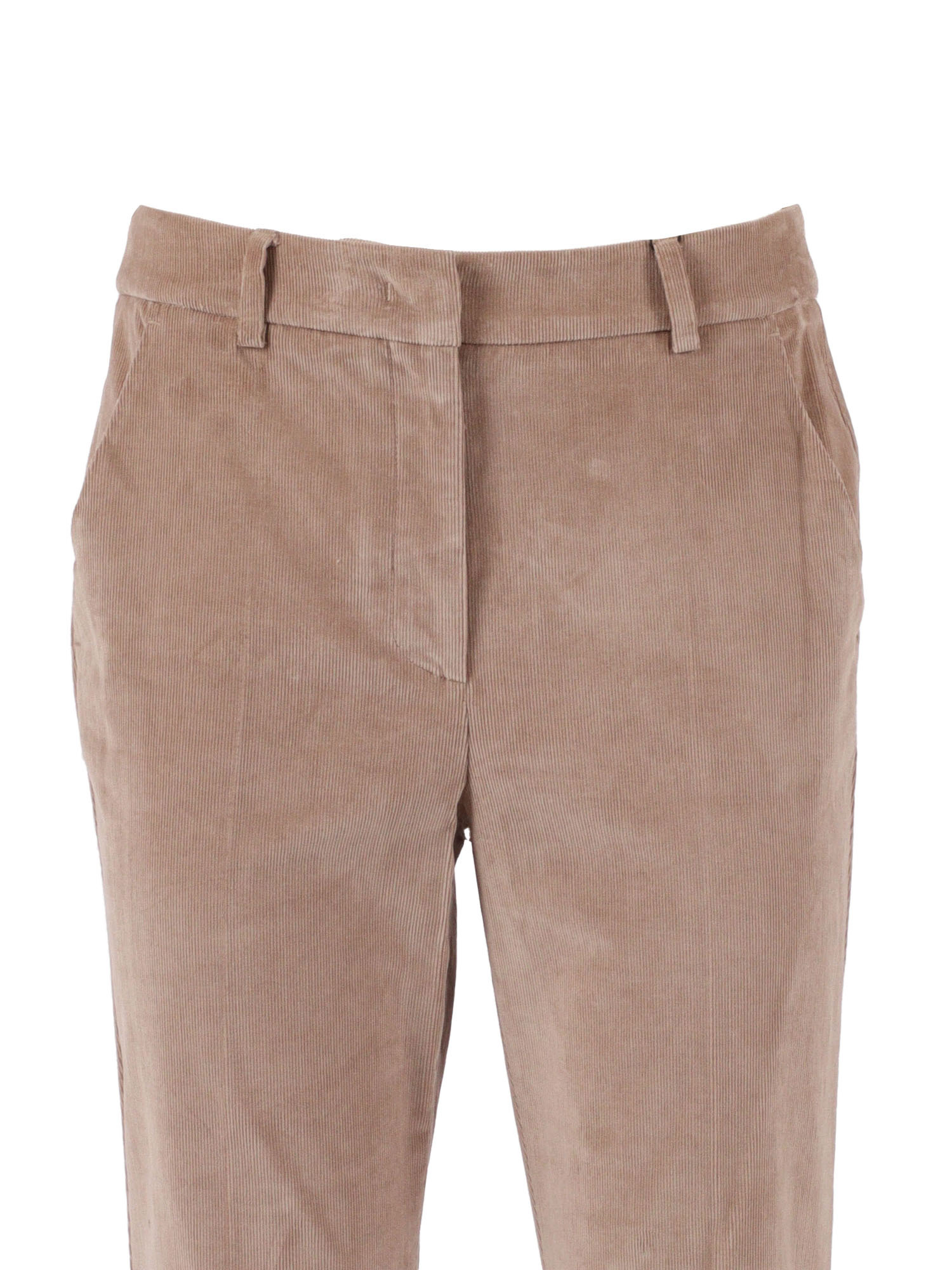 Weekend Max Mara Casual Pants With Belt Loops In Brown