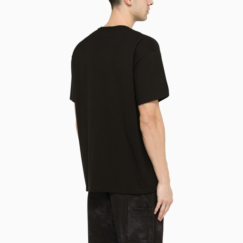 CARHARTT OPEN-NECKED BLACK SHIRT