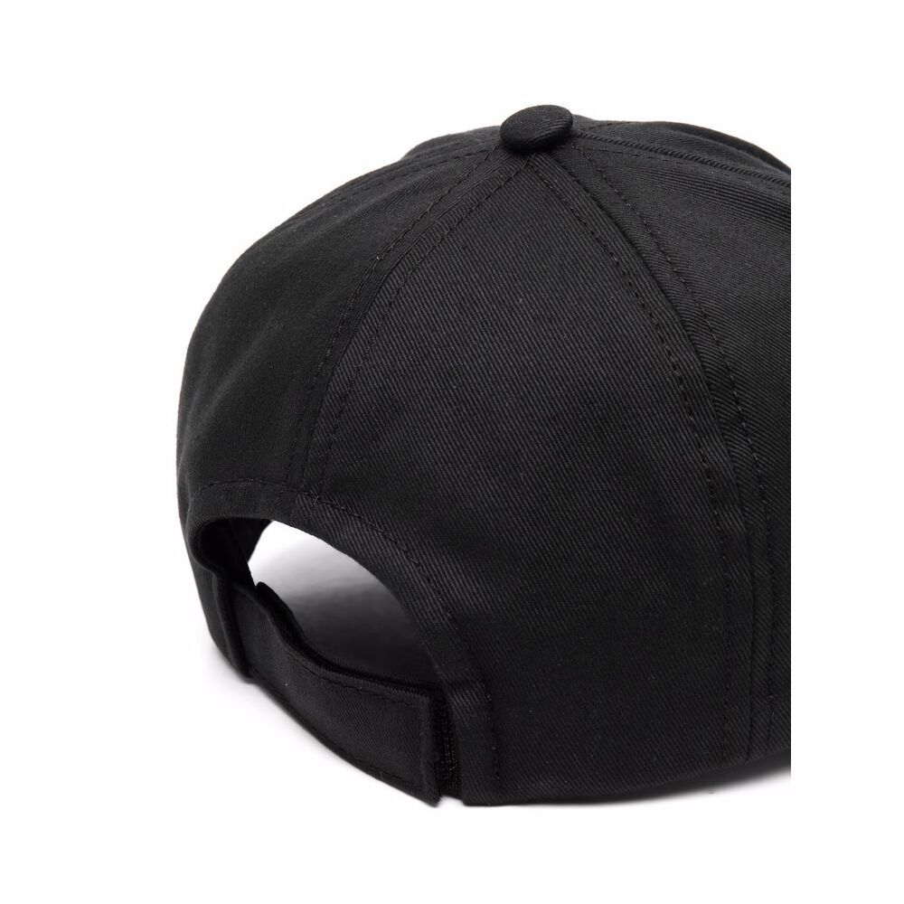 Off-white Logo Embroidered Cap In Black