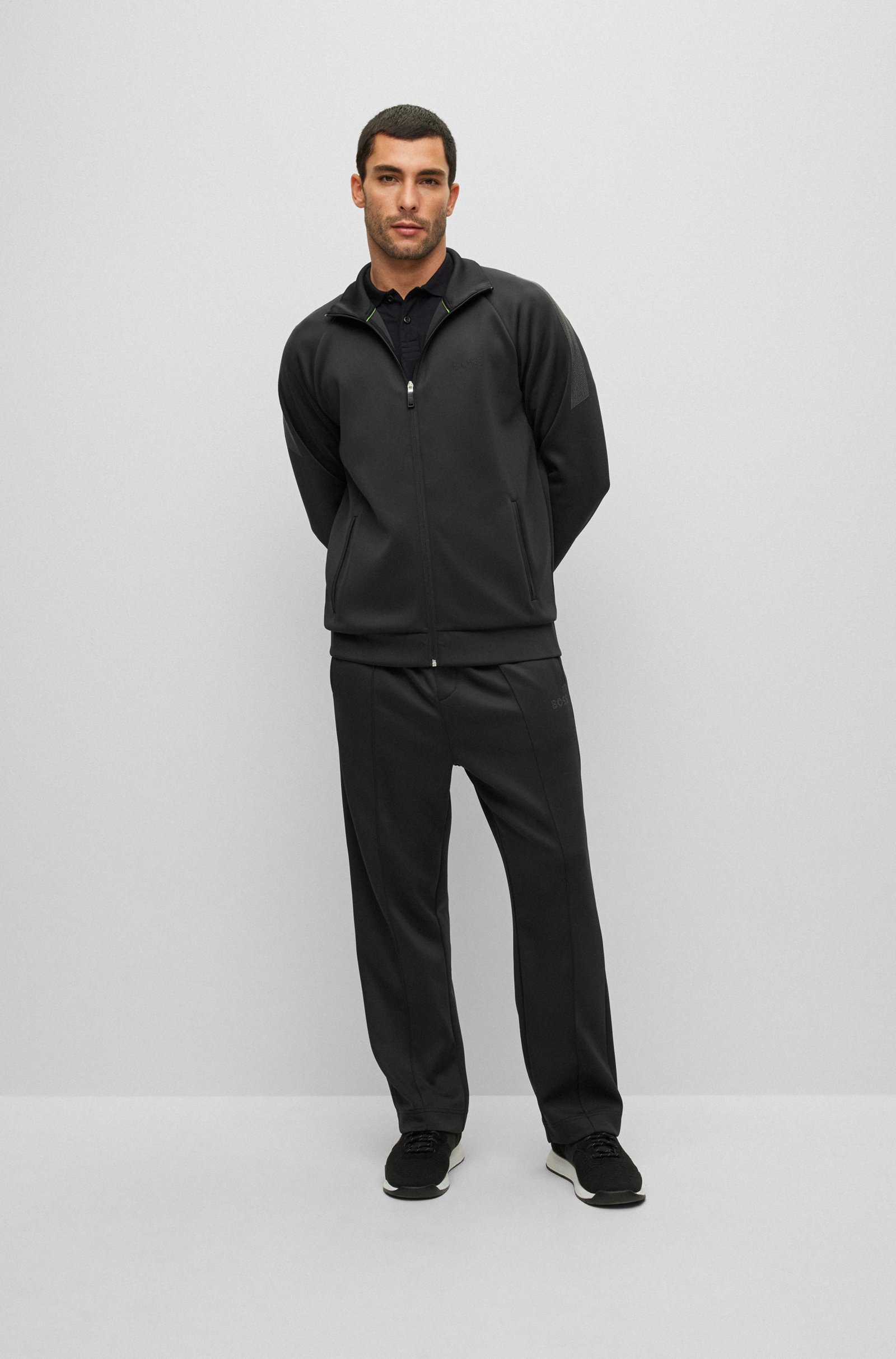 HUGO BOSS X MATTEO BERRETTINI ZIP-UP SWEATER